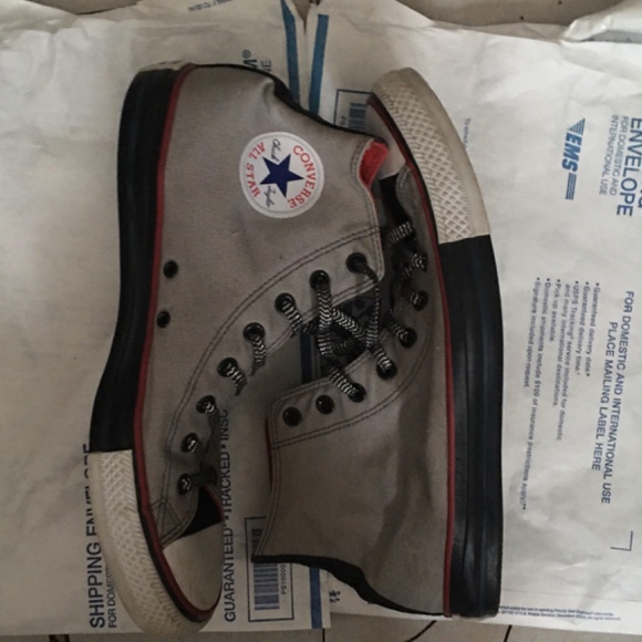 Men’s Converse All-Star high tops gray Sneakers Shoes size 12 - Picture 6 of 16